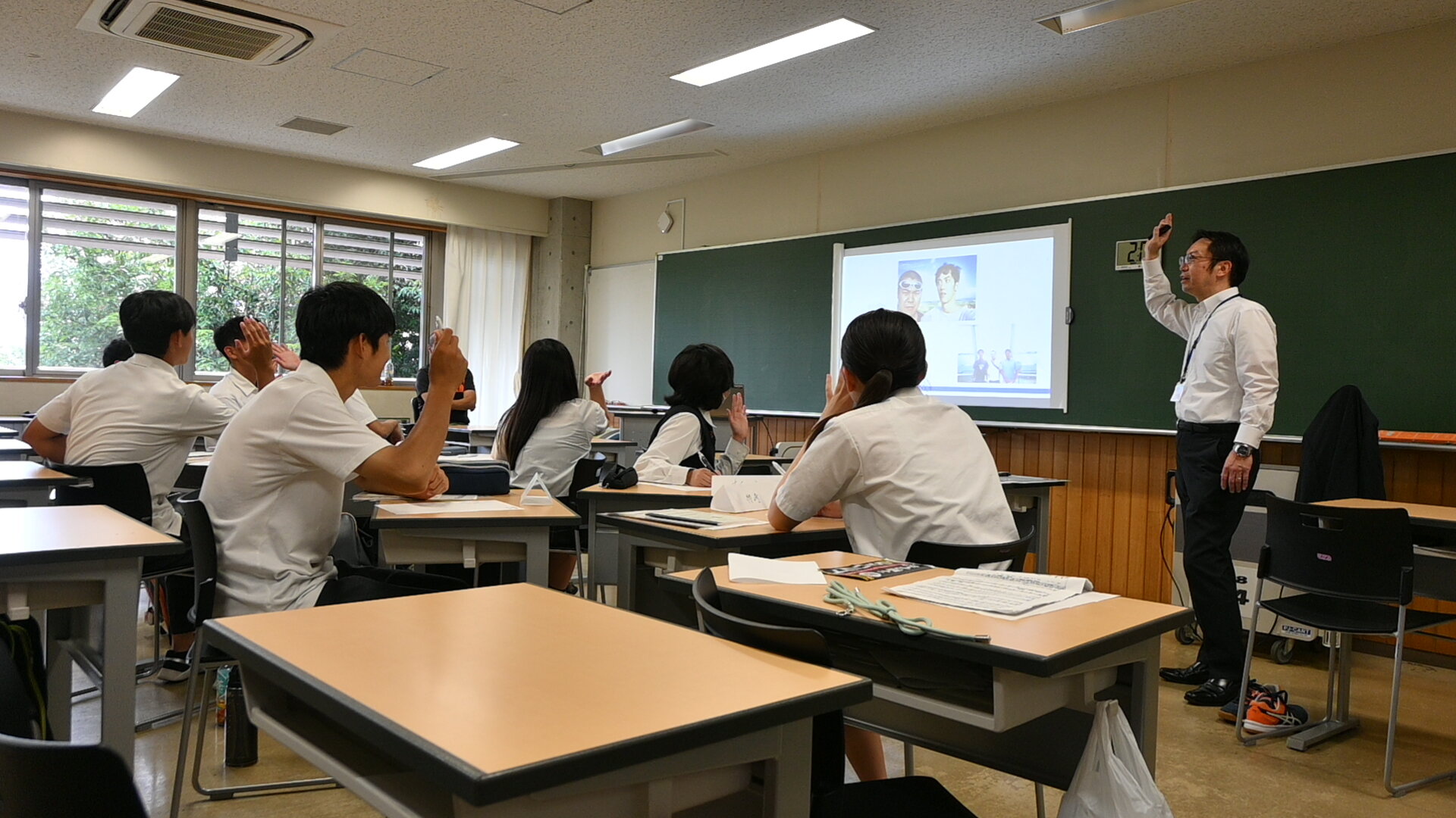 1時間目の授業風景